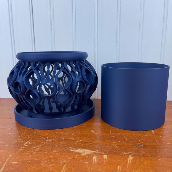 The Lyren Planter Pot & Orchid Pot Hybrid, Orchid Planter with Flower Pot - Picture 3 of 10